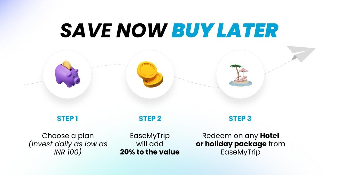 EaseMyTrip launches ‘Save Now Buy Later’
