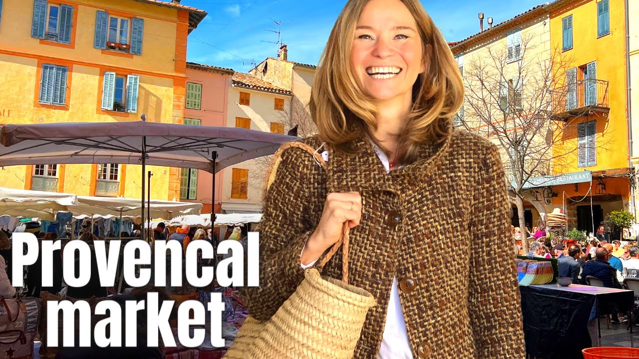 Beautiful MARKET in the South of France: Valbonne | French Riviera Travel Guide