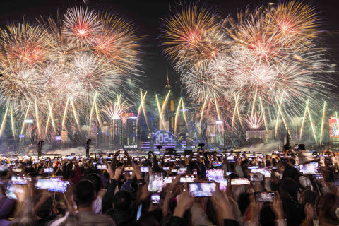 Hong Kong hosts largest-ever new year countdown firework performance to welcome 2024
