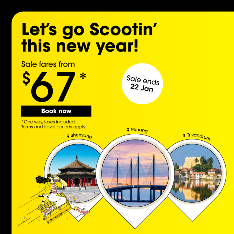 Scoot welcomes the New Year with incredible deals